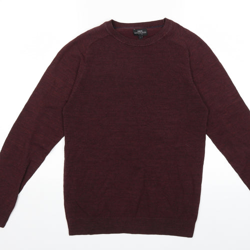 NEXT Mens Red  Knit Pullover Jumper Size S