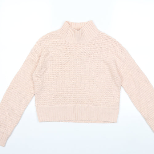 New Look Womens Pink  Knit Pullover Jumper Size 12