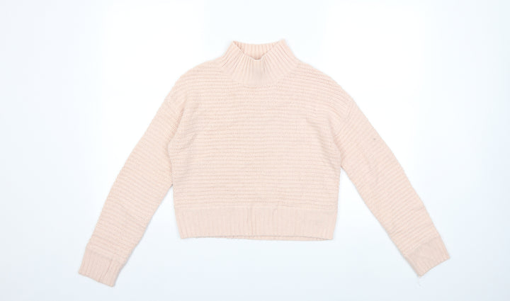 New Look Womens Pink  Knit Pullover Jumper Size 12