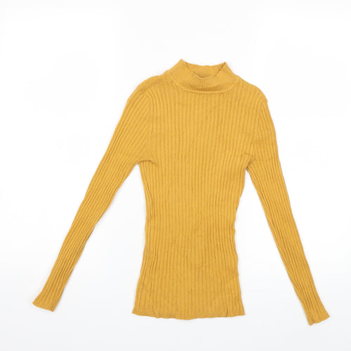 Primark Womens Yellow  Knit Pullover Jumper Size 6