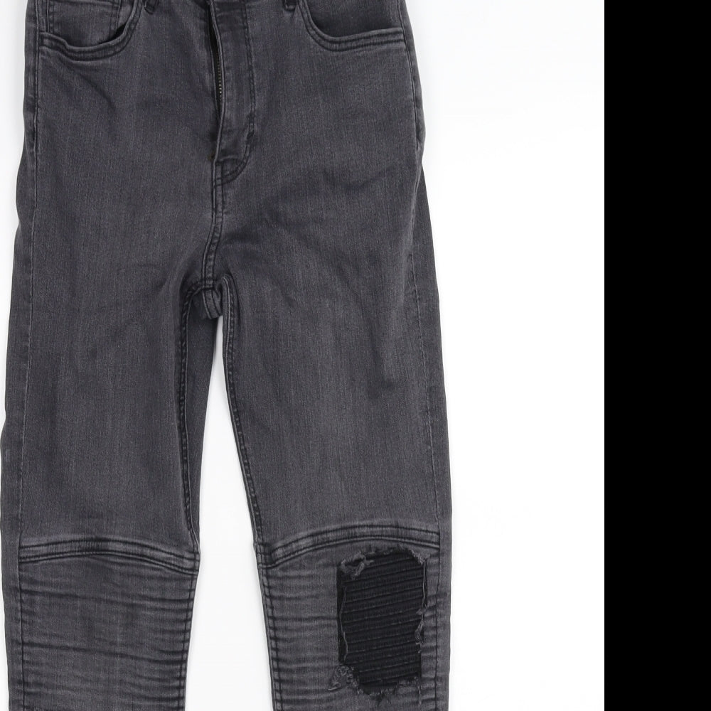 Preworn Womens Black   Skinny Jeans Size 12