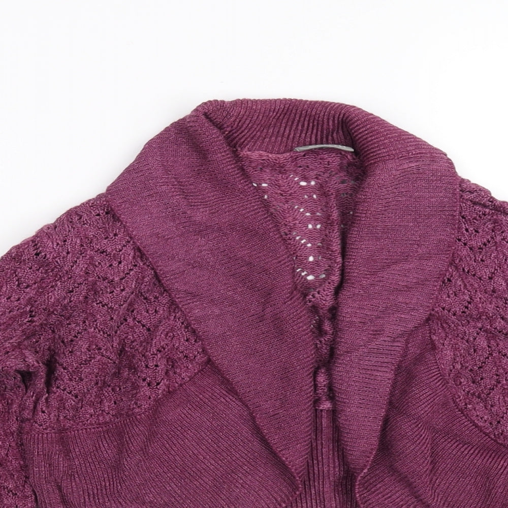 South Womens Purple   Cardigan Jumper Size 18