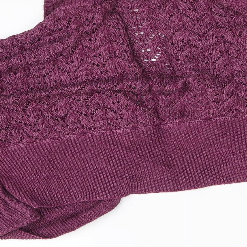 South Womens Purple   Cardigan Jumper Size 18