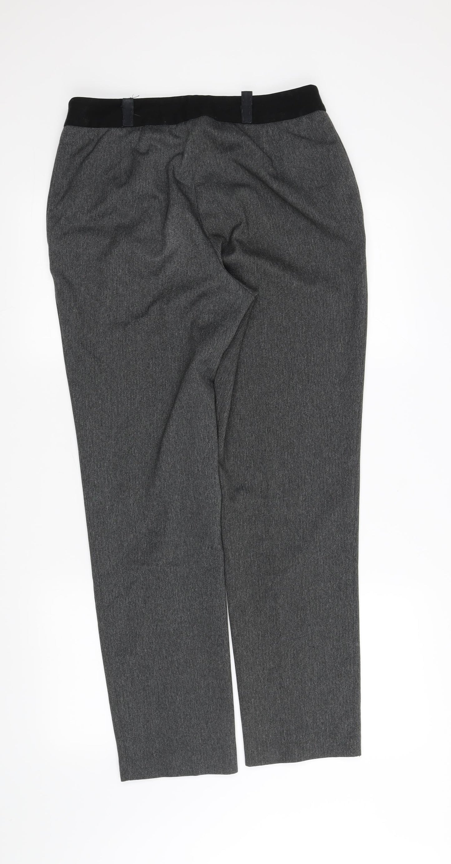 Papaya Womens Grey   Trousers  Size 10 L31 in