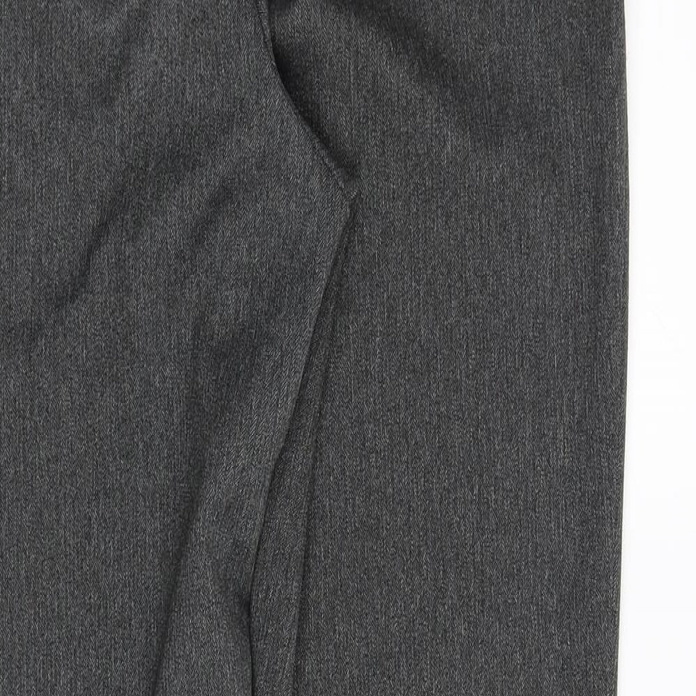 Papaya Womens Grey   Trousers  Size 10 L31 in