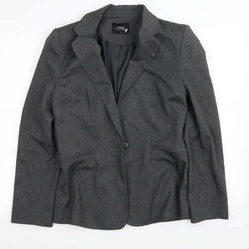 Papaya Womens Grey   Jacket Blazer Size 12
