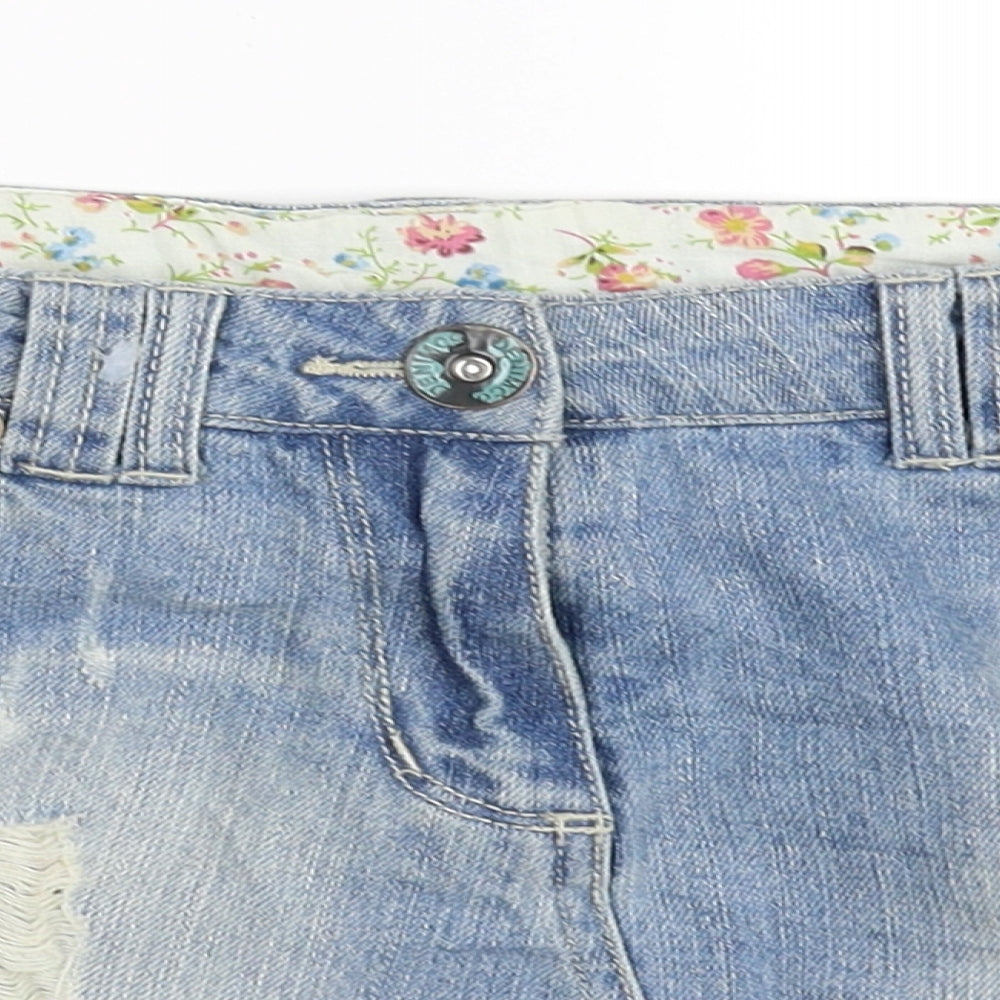deniem co Womens Blue   Mini Skirt Size 10