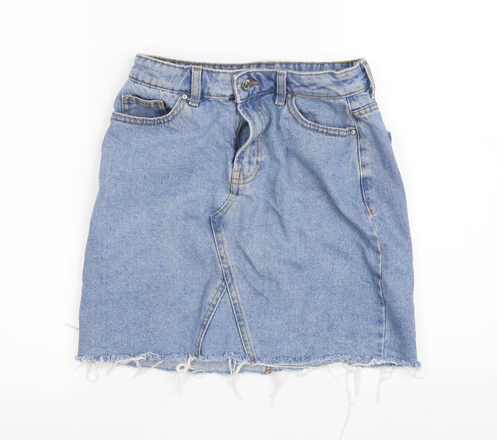 deniem co Womens Blue Hot Pants Shorts Size 8