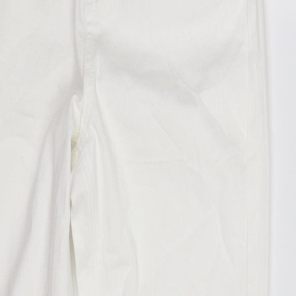 Per Una Womens White   Straight Jeans Size 10 L32 in