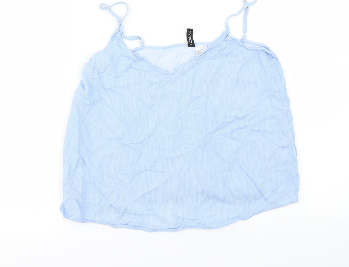 H&M Womens Blue   Cropped Blouse Size 6