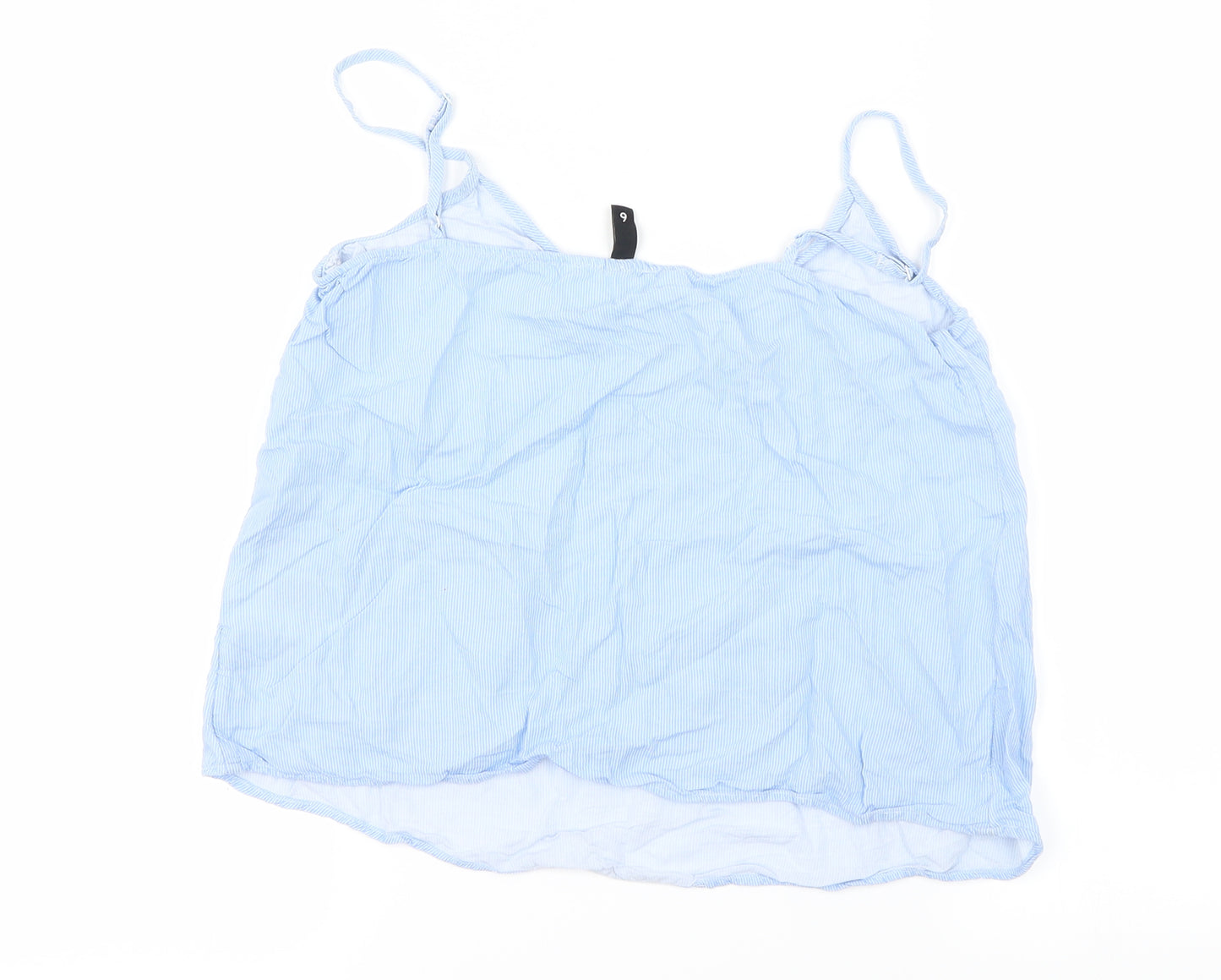 H&M Womens Blue   Cropped Blouse Size 6