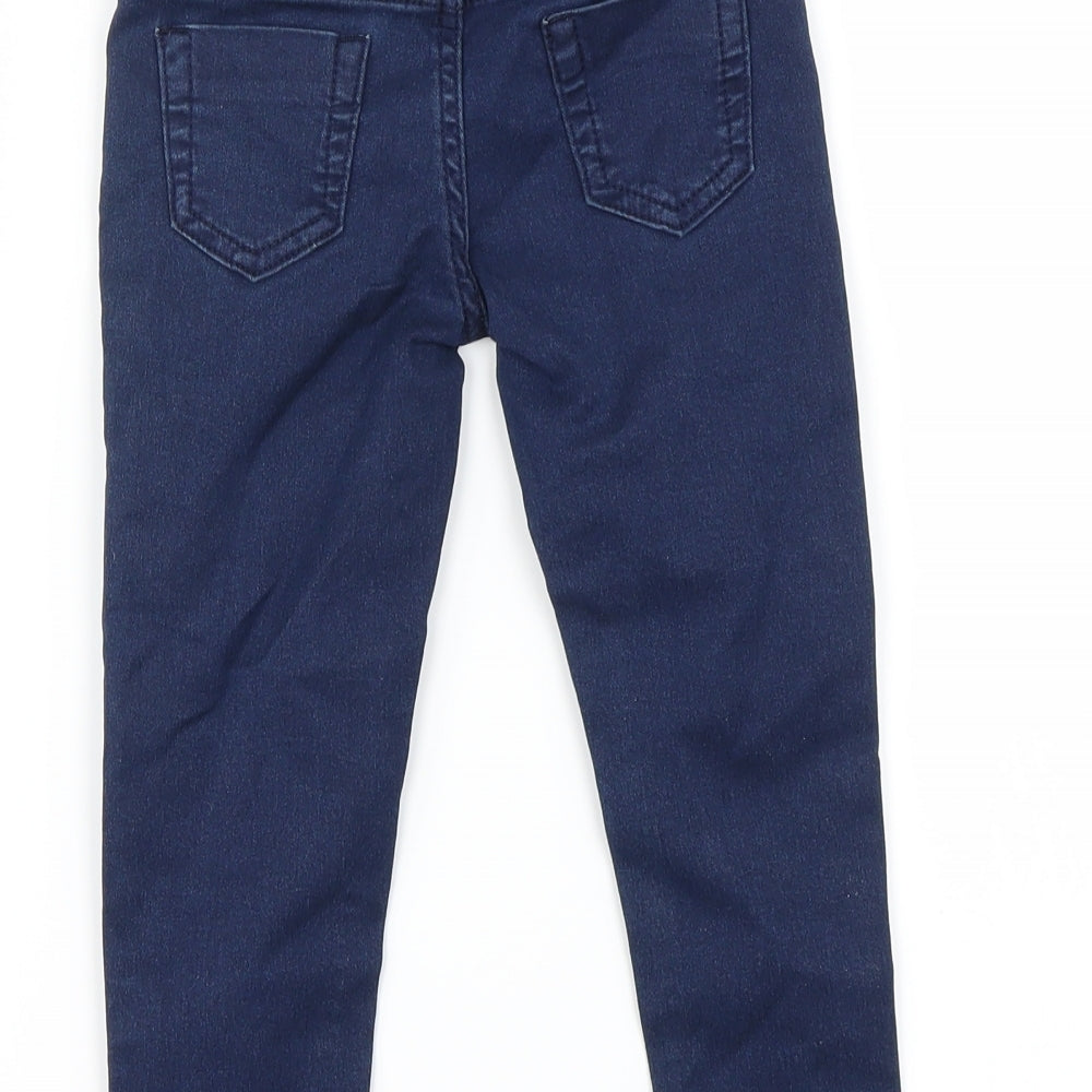 Marks and Spencer Girls Blue   Skinny Jeans Size 2-3 Years