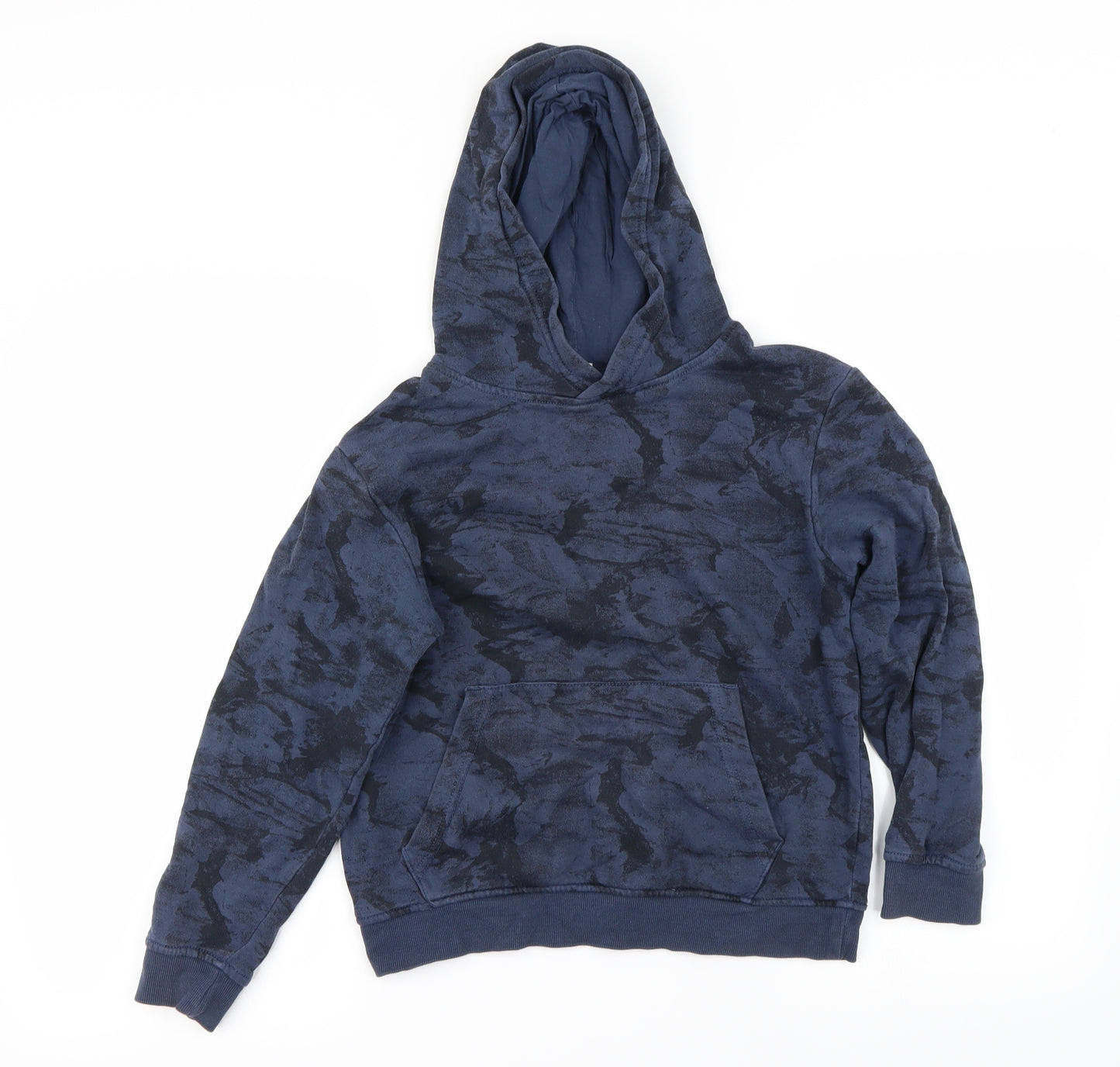 H&M Boys Blue Camouflage  Pullover Jumper Size 9-10 Years