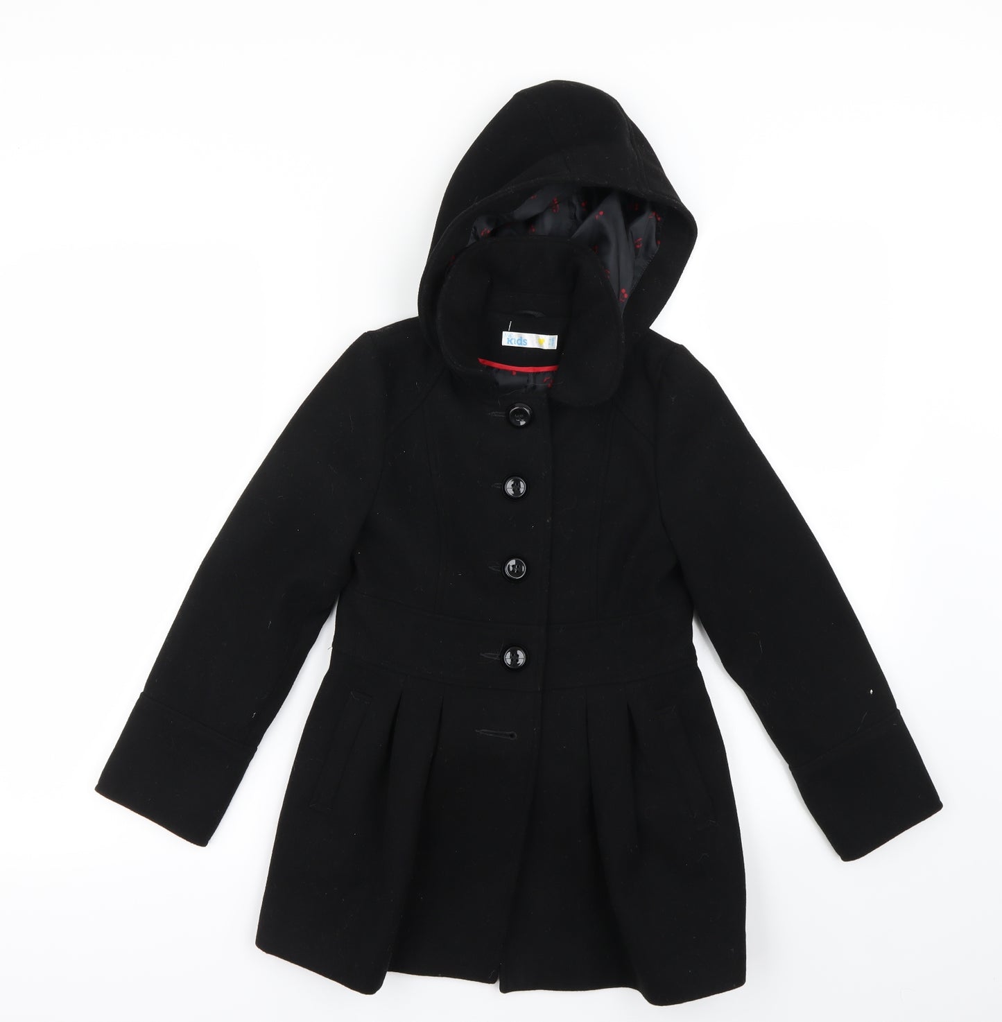 M&Co Girls Black   Jacket  Size 7-8 Years