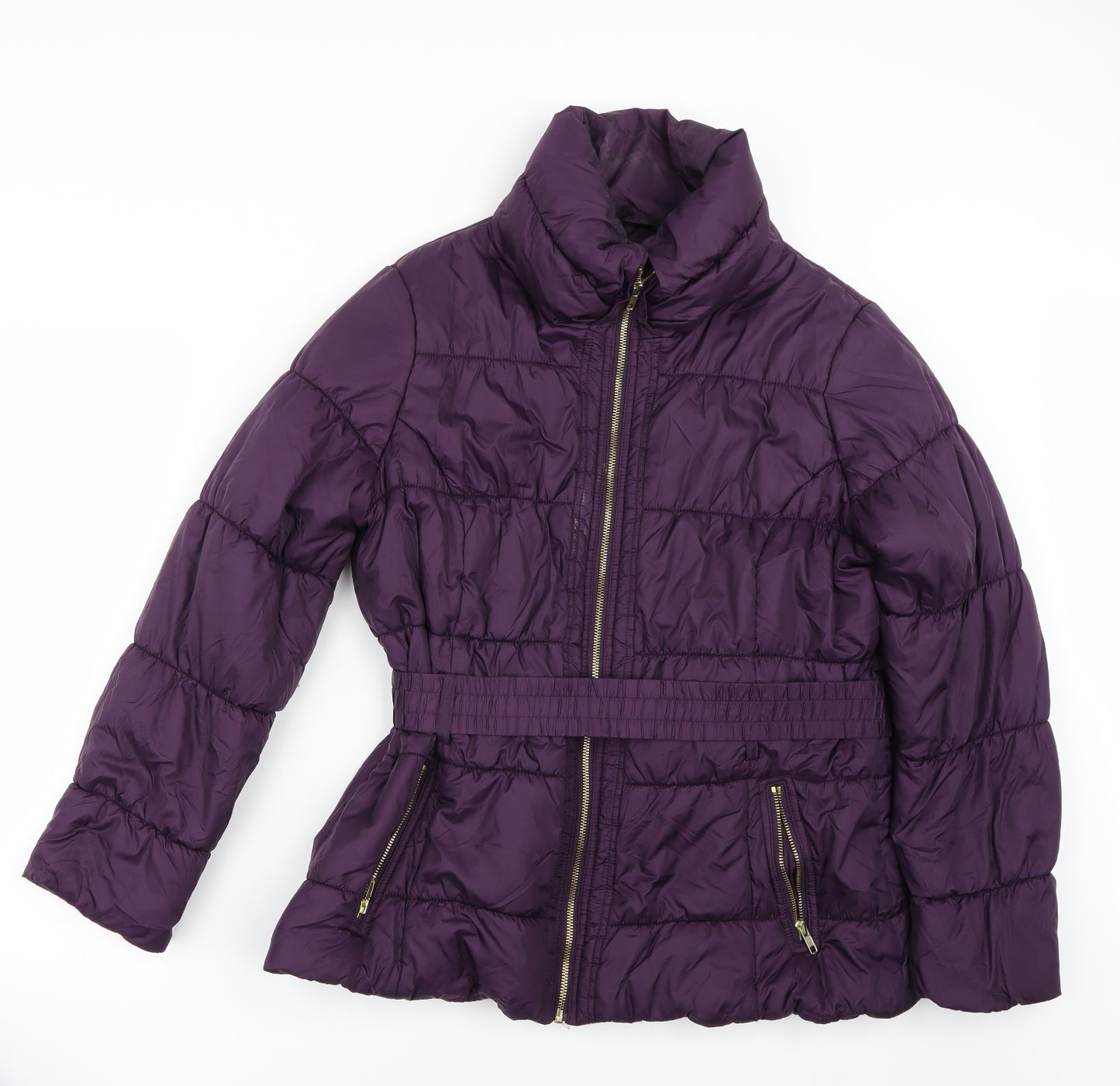 Marks and Spencer Womens Purple   Gilet Coat Size L