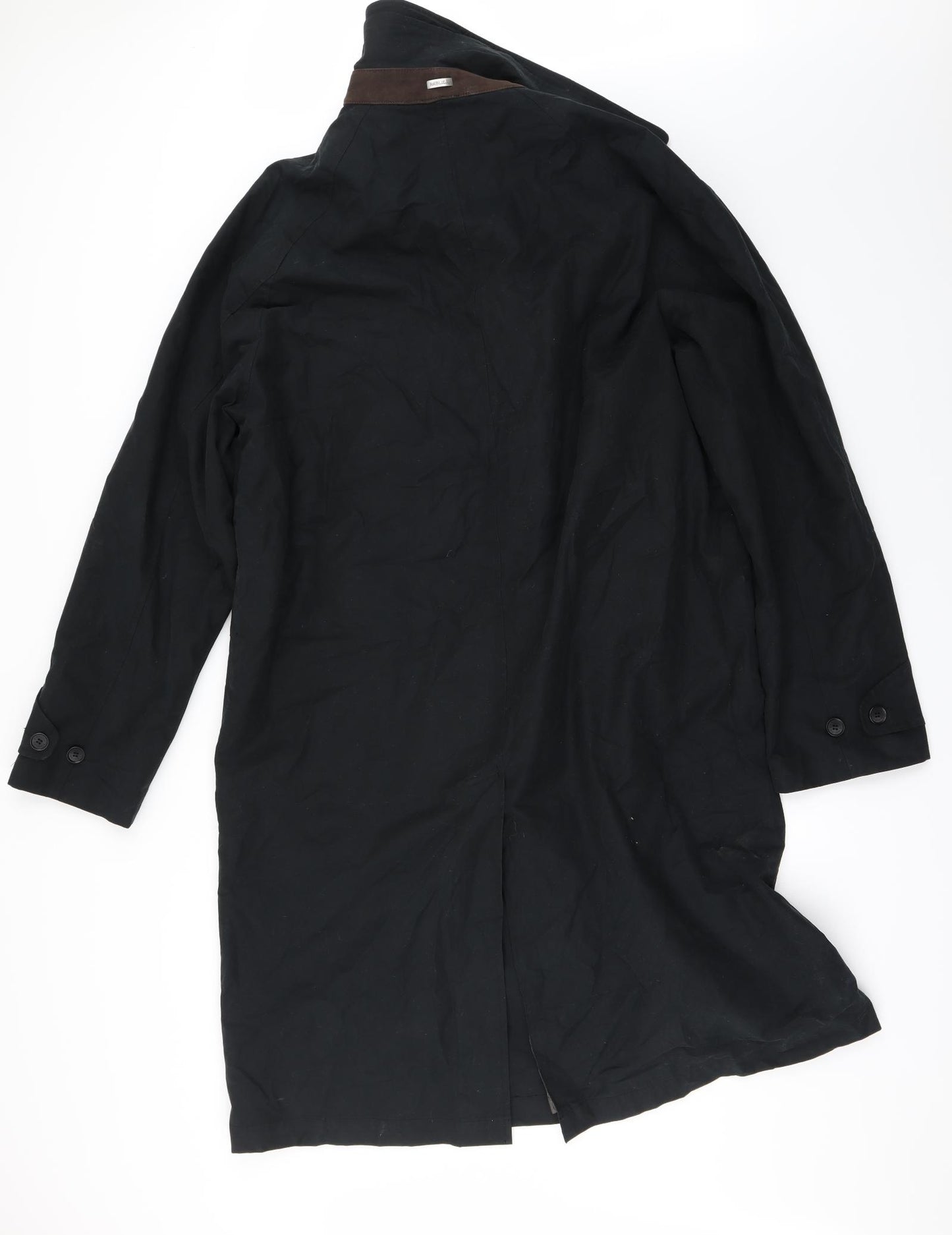 Melka Mens Black   Jacket Coat Size 3XL