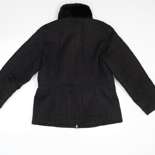 Jones New York Womens Black   Jacket Coat Size M