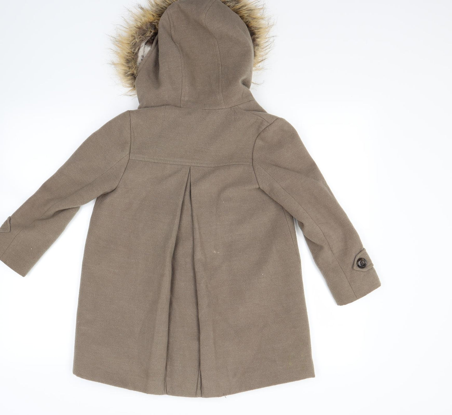 Monsoon Girls Brown   Duffle Coat Coat Size 7-8 Years