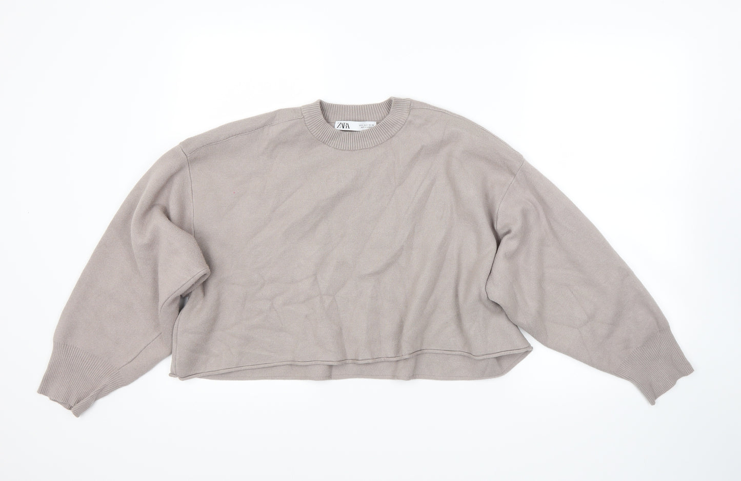 Zara Womens Brown   Pullover Sweatshirt Size S
