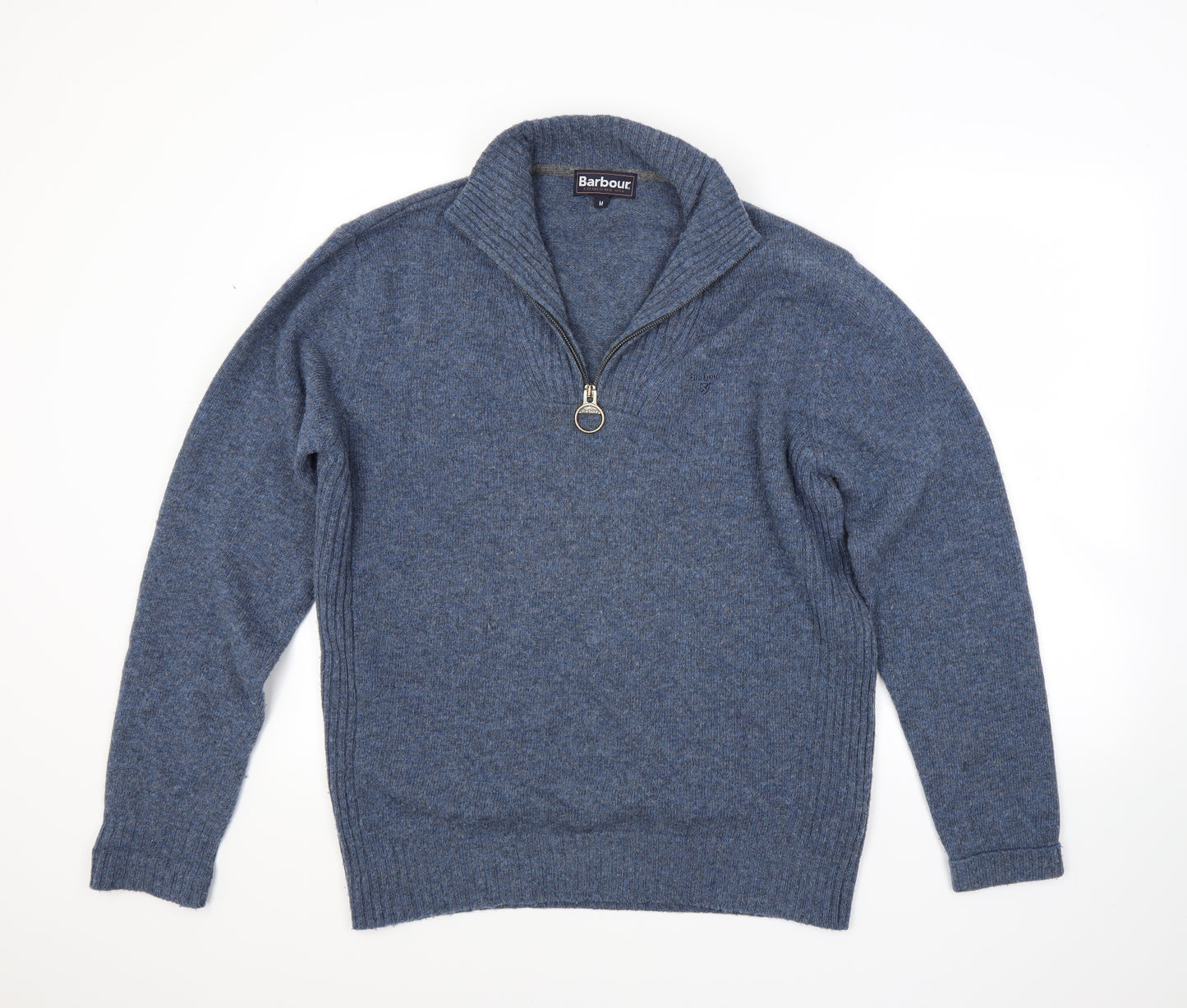 Barbour Mens Blue   Pullover Jumper Size M