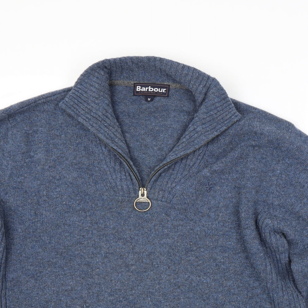 Barbour Mens Blue   Pullover Jumper Size M