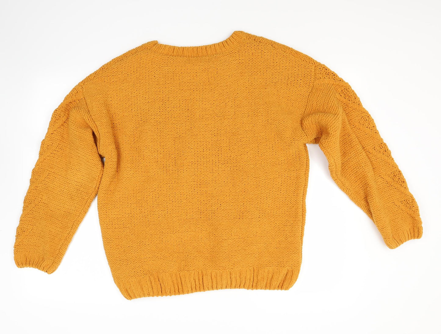Primark Womens Orange   Pullover Jumper Size M