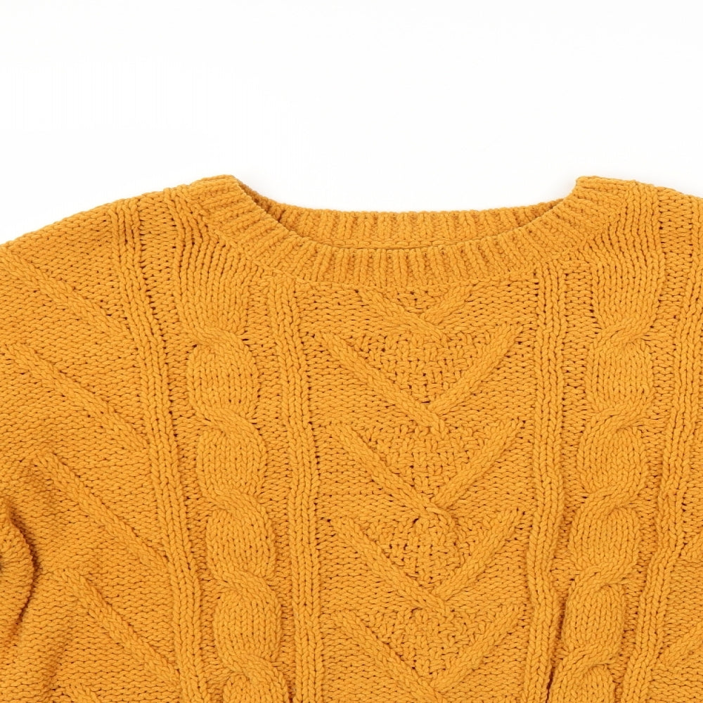 Primark Womens Orange   Pullover Jumper Size M