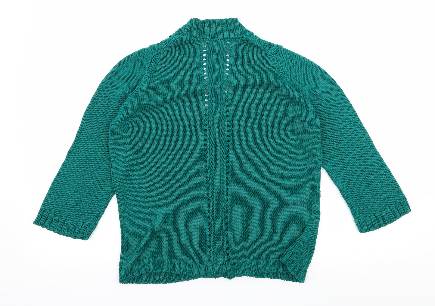 Paraphrase Womens Green  Knit Cardigan Jumper Size 10