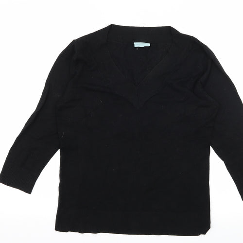 Atmosphere Womens Black  Knit Pullover Jumper Size 12