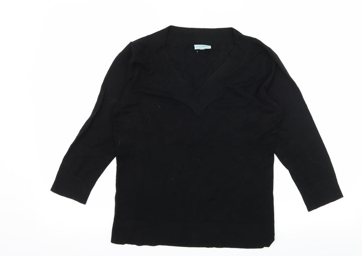 Atmosphere Womens Black  Knit Pullover Jumper Size 12