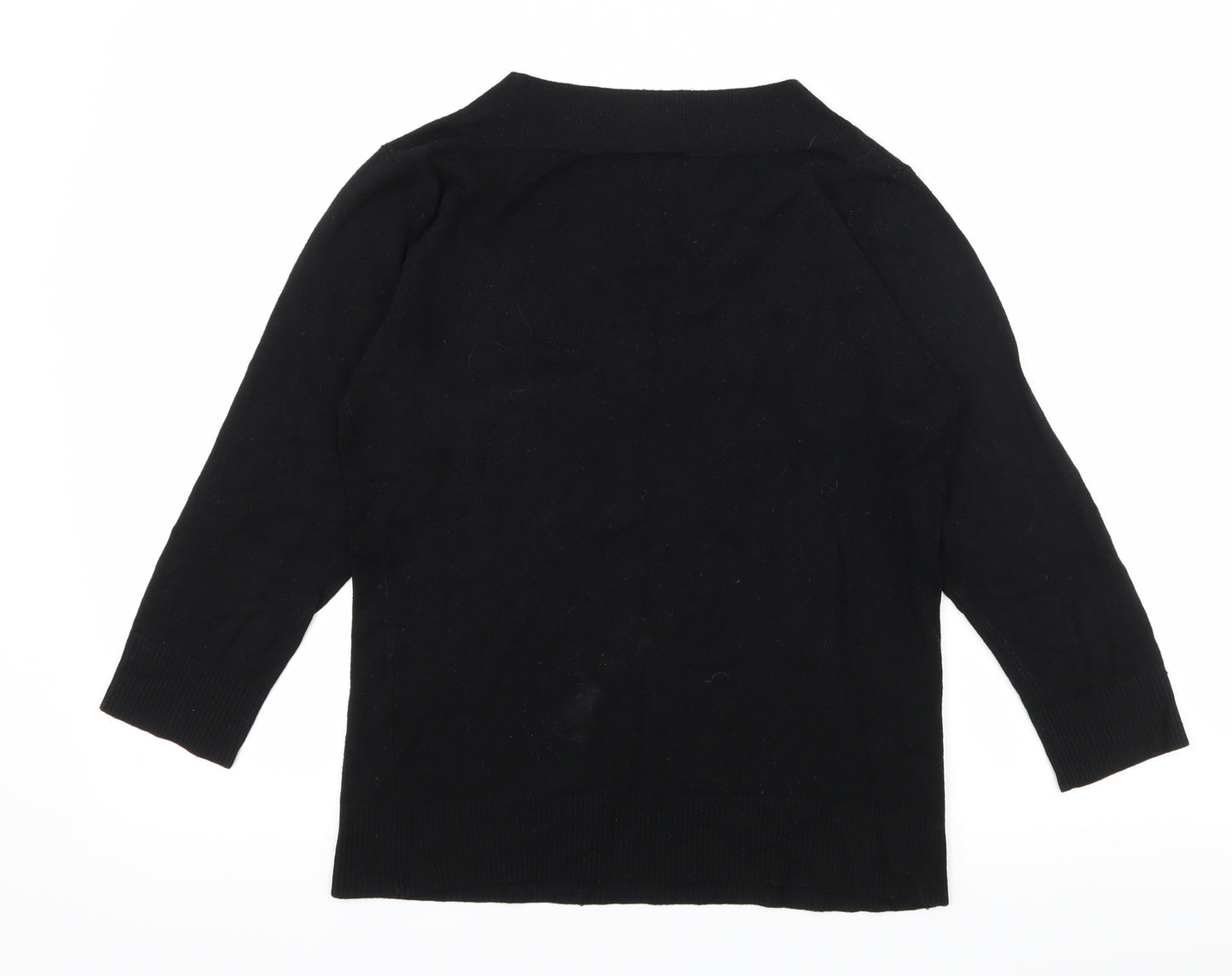 Atmosphere Womens Black  Knit Pullover Jumper Size 12
