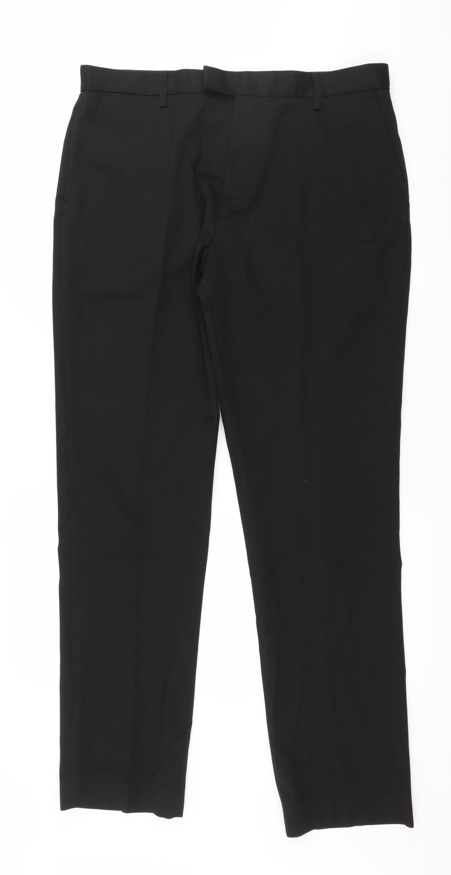 George Mens Black   Trousers  Size 36 in L31 in