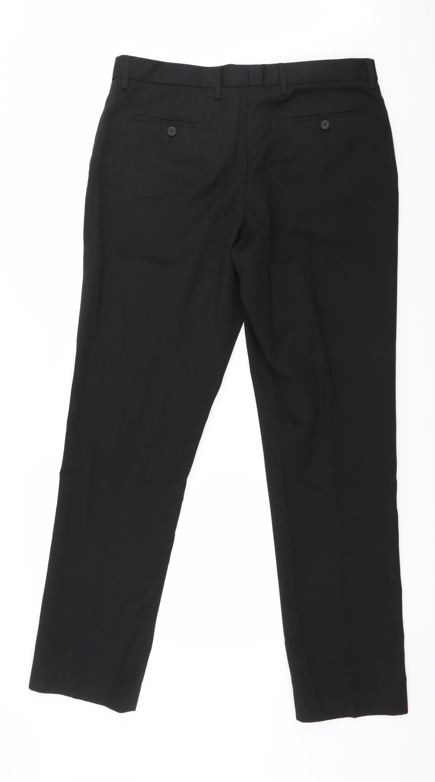 George Mens Black   Trousers  Size 36 in L31 in