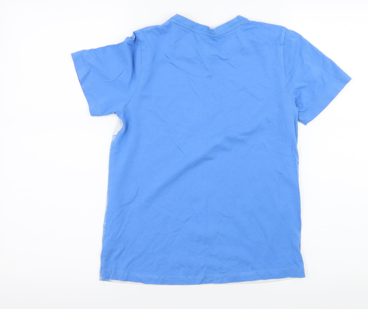 F&F Boys Blue  Jersey Basic T-Shirt Size 9-10 Years  - T-rex