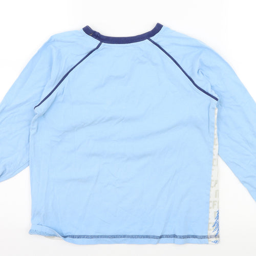 Character Boys Blue Geometric Jersey  Pyjama Top Size 8 Years  - Manchester City Football Club