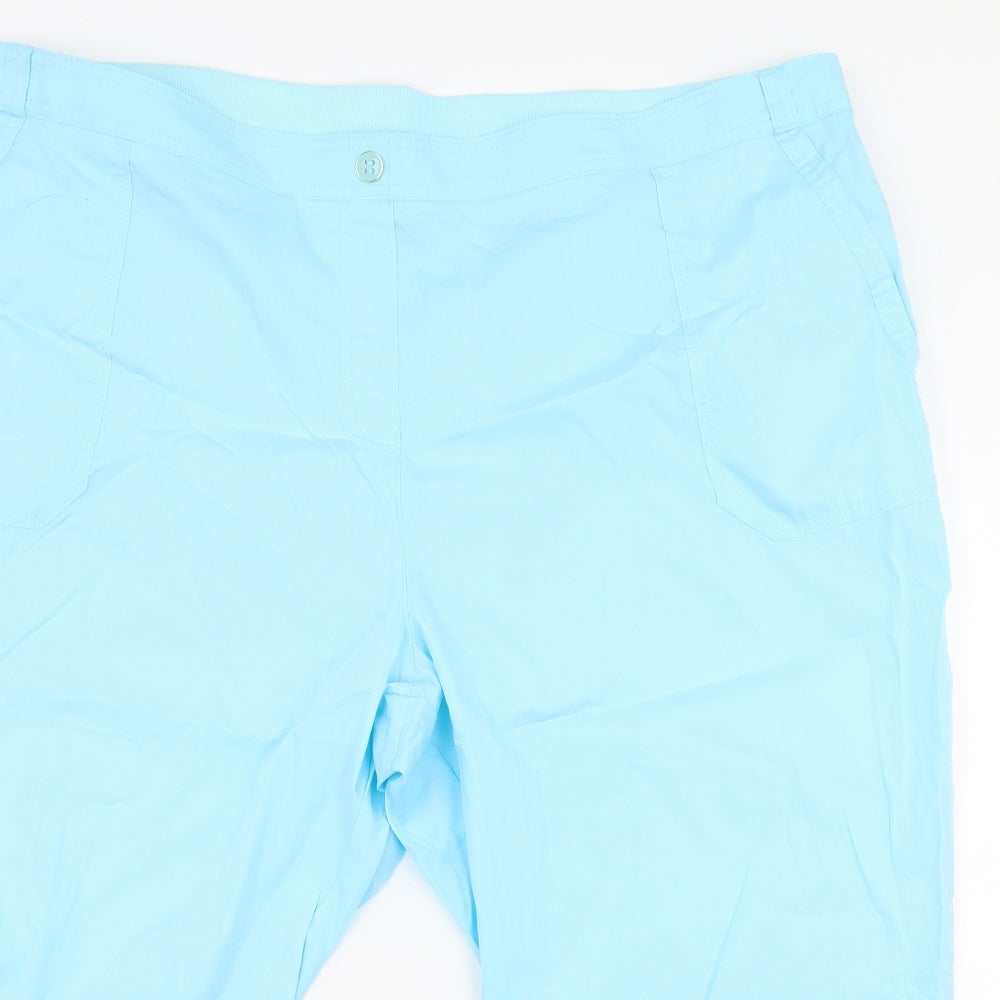 Bonmarché Womens Blue   Bermuda Shorts Size 24