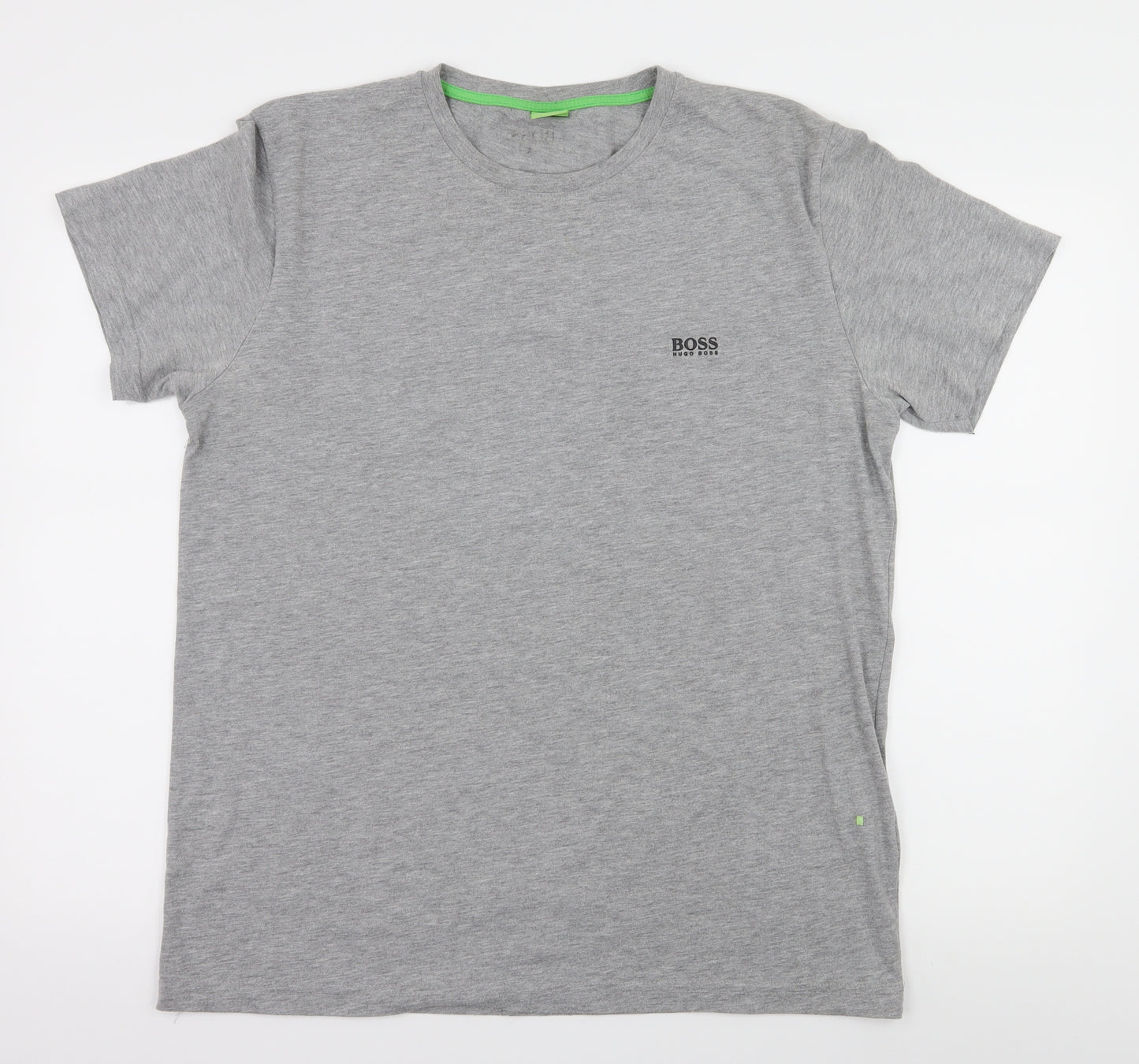 HUGO BOSS Mens Grey  Jersey  T-Shirt Size XL