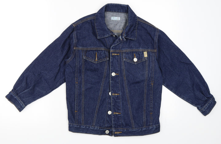 Adams Girls Blue Denim Jacket Size 9 Years