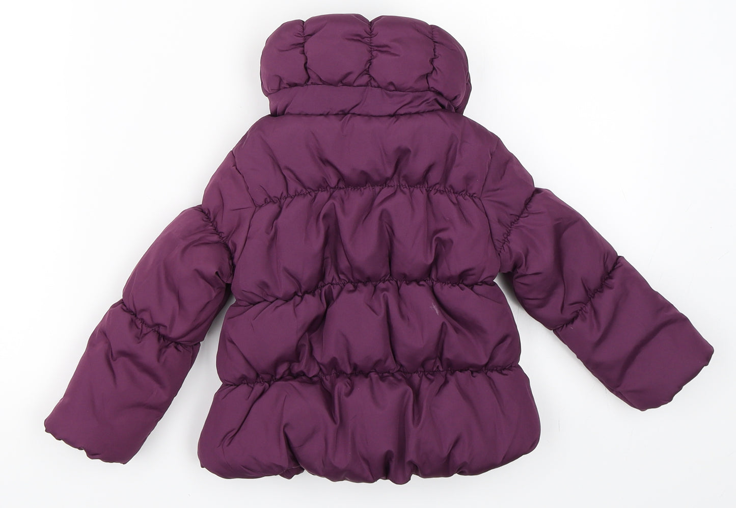 F&F Girls Purple   Basic Coat Coat Size 12-18 Months