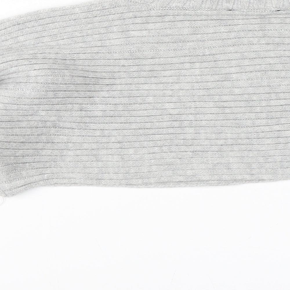 New Look Womens Grey   Pullover Jumper Size M  - Cropped Jumper