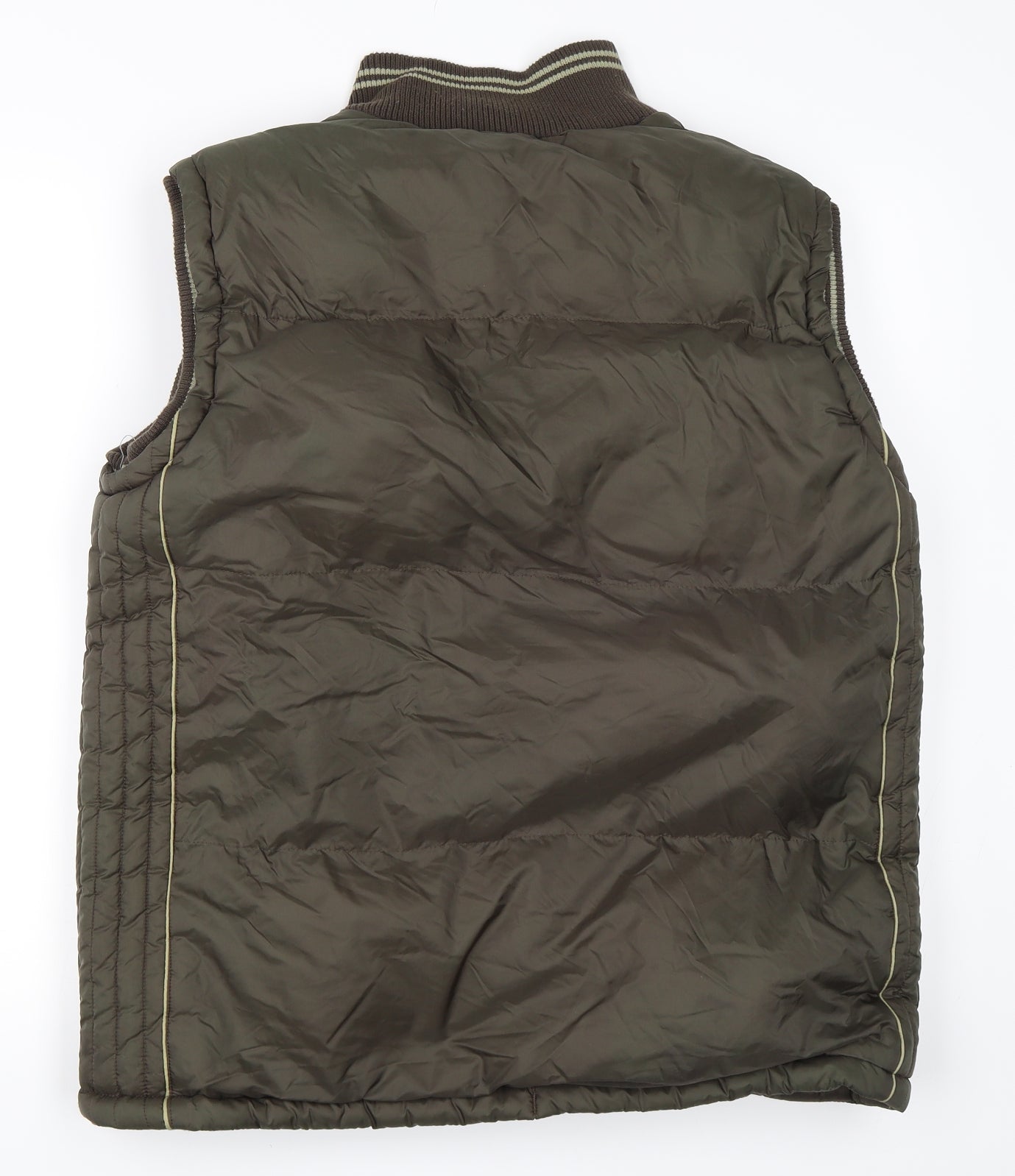 Vintage Mens Green   Gilet Coat Size M