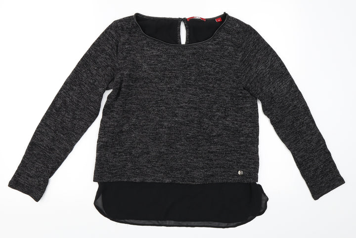 S. Oliver Womens Grey Pullover Jumper Size 38