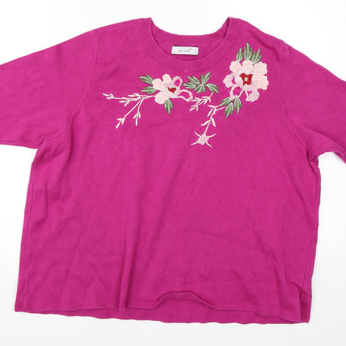 Per Una Womens Purple   Pullover Jumper Size 18