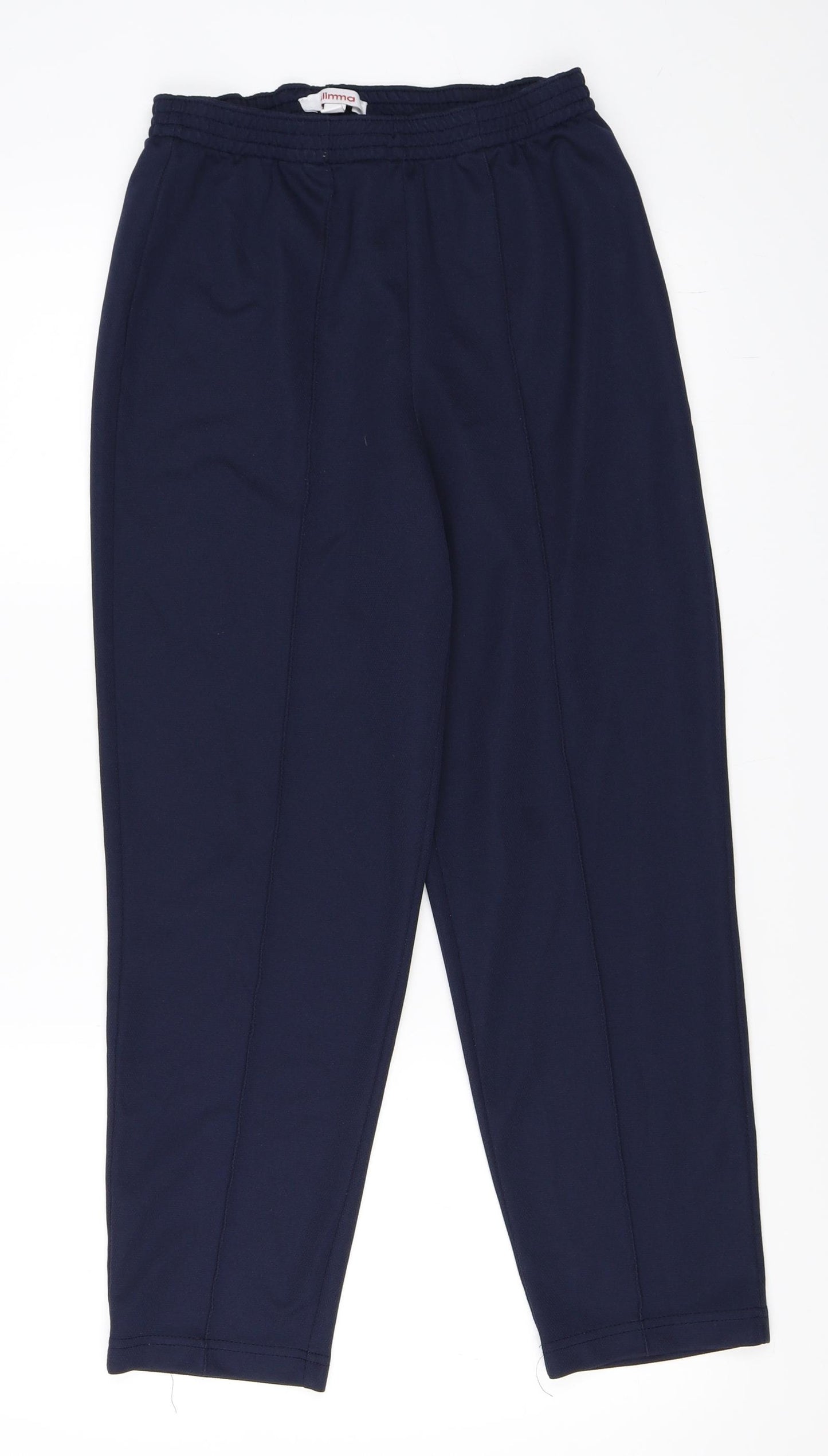 Slimma Womens Blue   Trousers  Size 10 L24 in