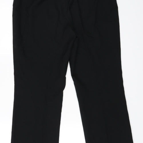 BHS Womens Black   Trousers  Size 12 L28 in