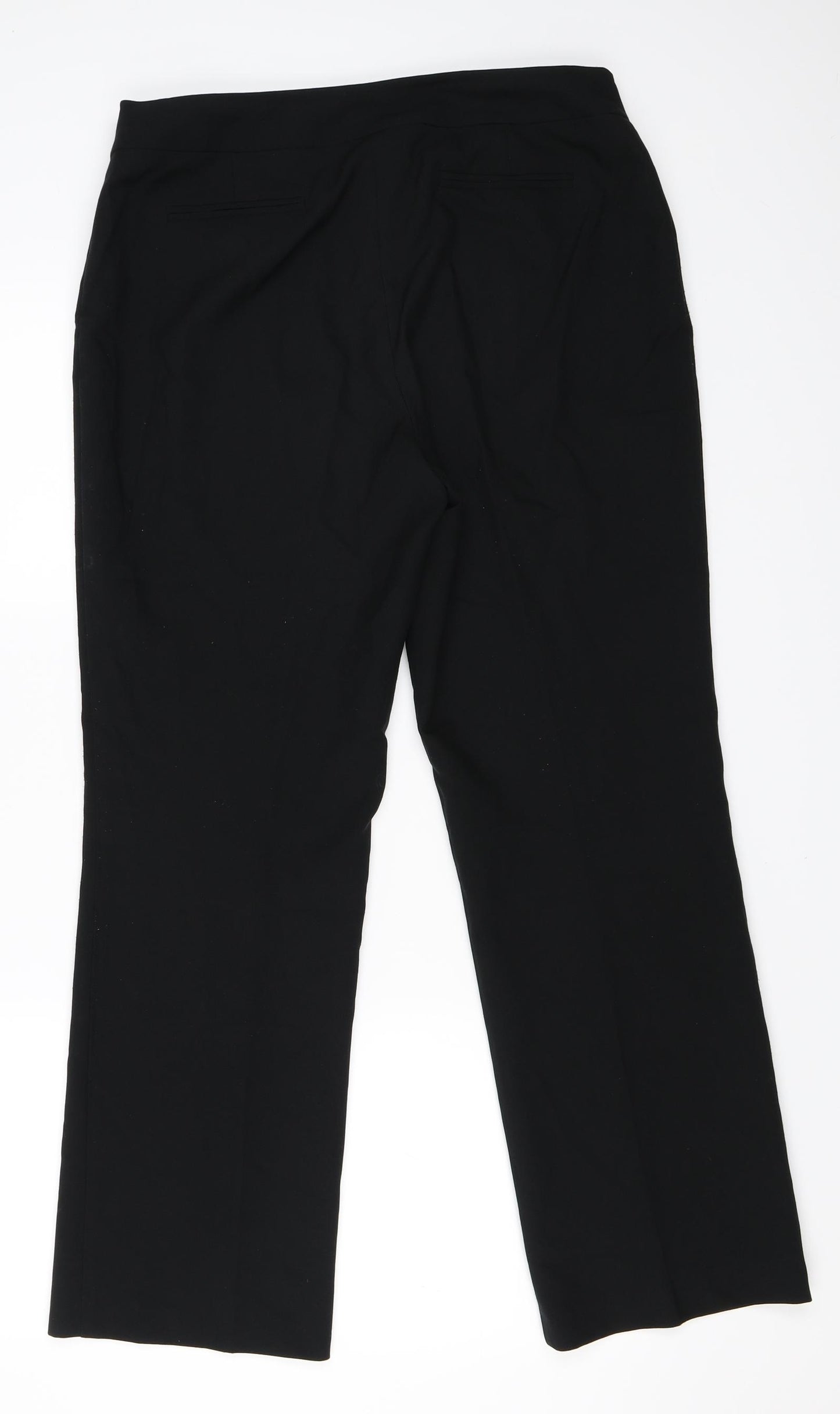 BHS Womens Black   Trousers  Size 12 L28 in