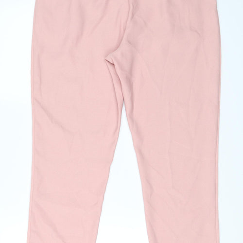 TU Womens Pink   Trousers  Size 12 L27 in