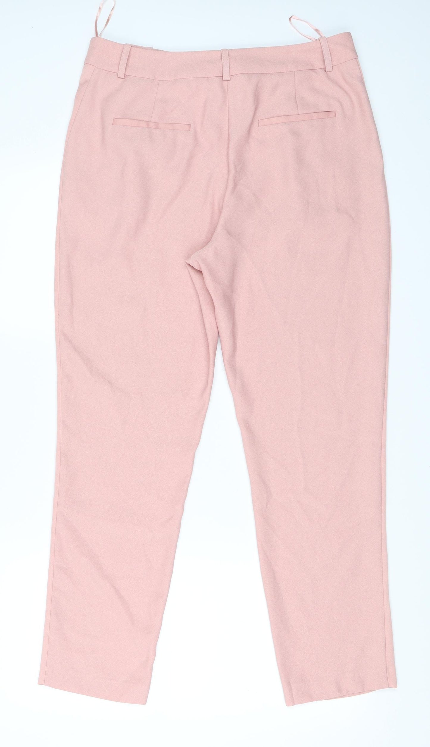TU Womens Pink   Trousers  Size 12 L27 in