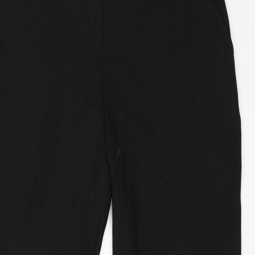 Peacocks Womens Black   Trousers  Size 12 L29 in