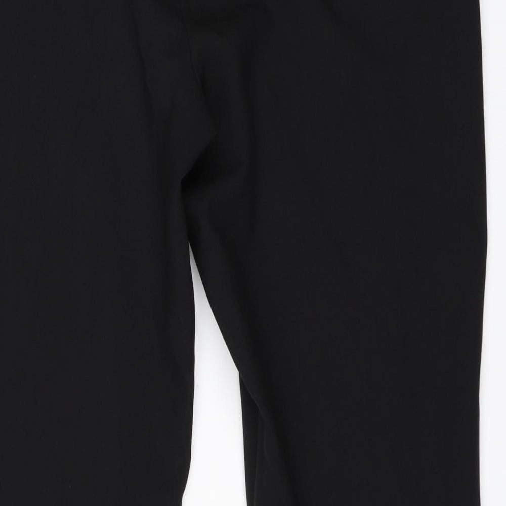 Peacocks Womens Black   Trousers  Size 12 L29 in